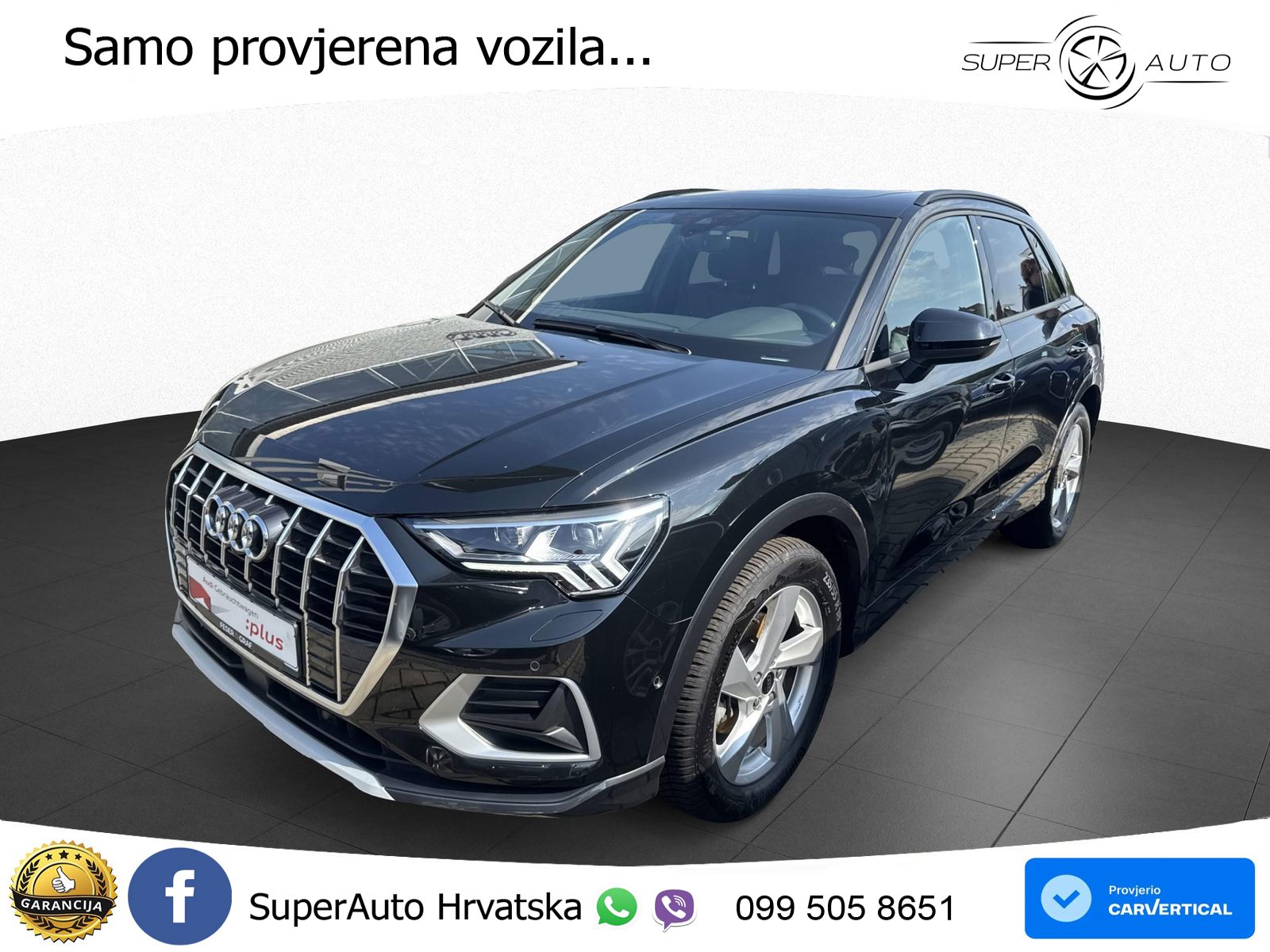 Audi Q3 35 TFSI (150 KS) S tronic advanced ACC+GR SJED+360+PANO