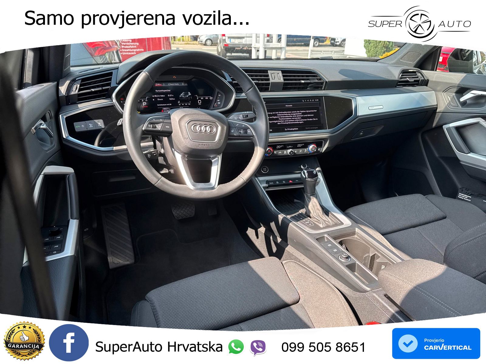 Audi Q3 35 TFSI (150 KS) S tronic advanced ACC+GR SJED+360+PANO