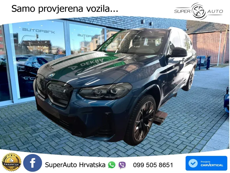 BMW iX3 80 kWh (286 KS) M Sport LED+GR SJED+ACC
