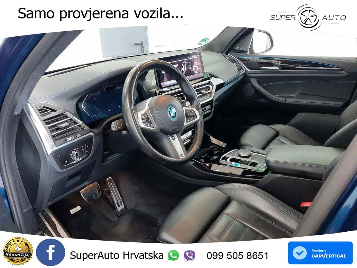 BMW iX3 80 kWh (286 KS) M Sport LED+GR SJED+ACC