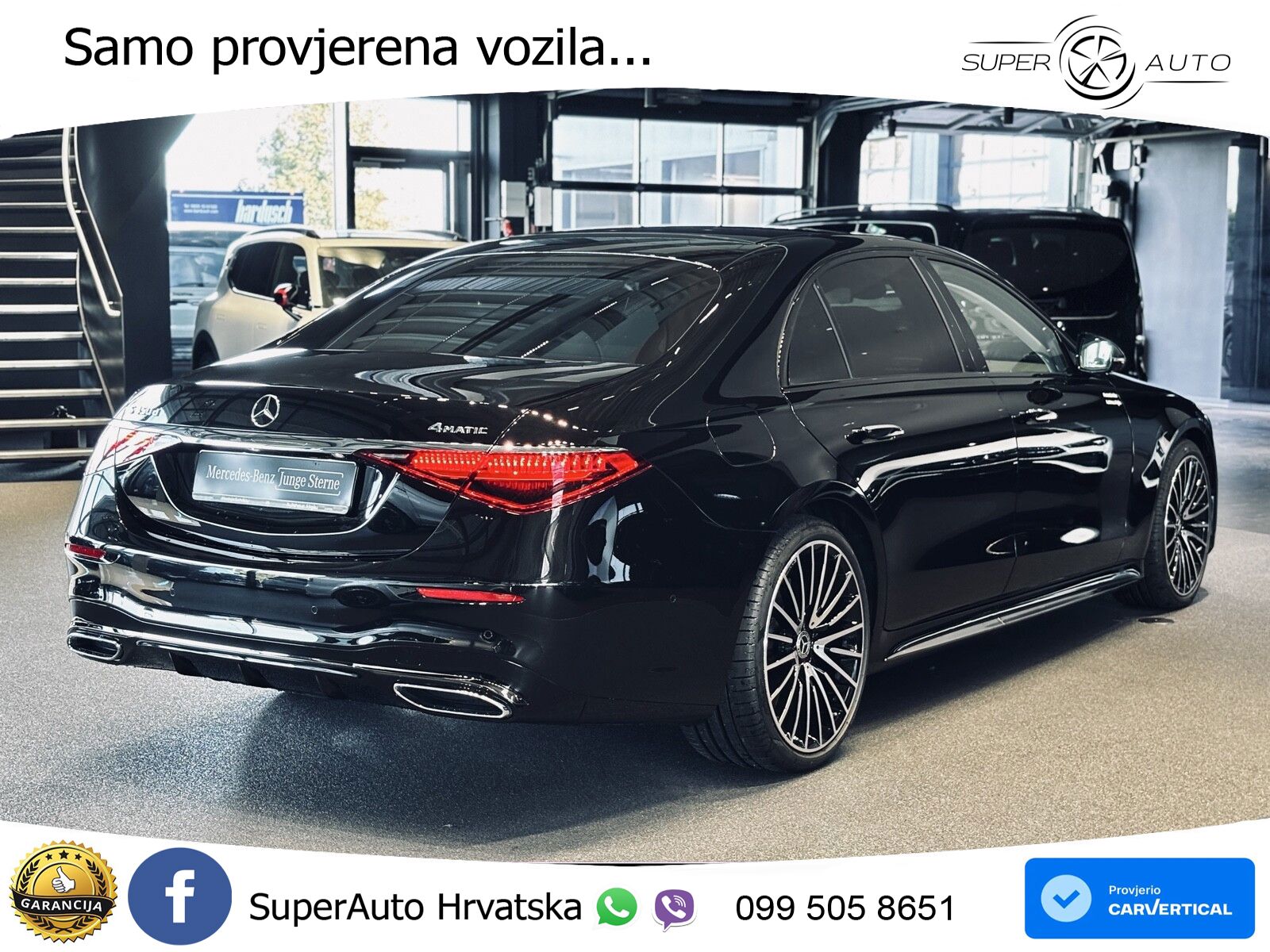 Mercedes S 450d (367 KS) EQ Boost 4MATIC 9G-TRONIC AMG ACC+HEAD+4xGR SJED+360+PANO
