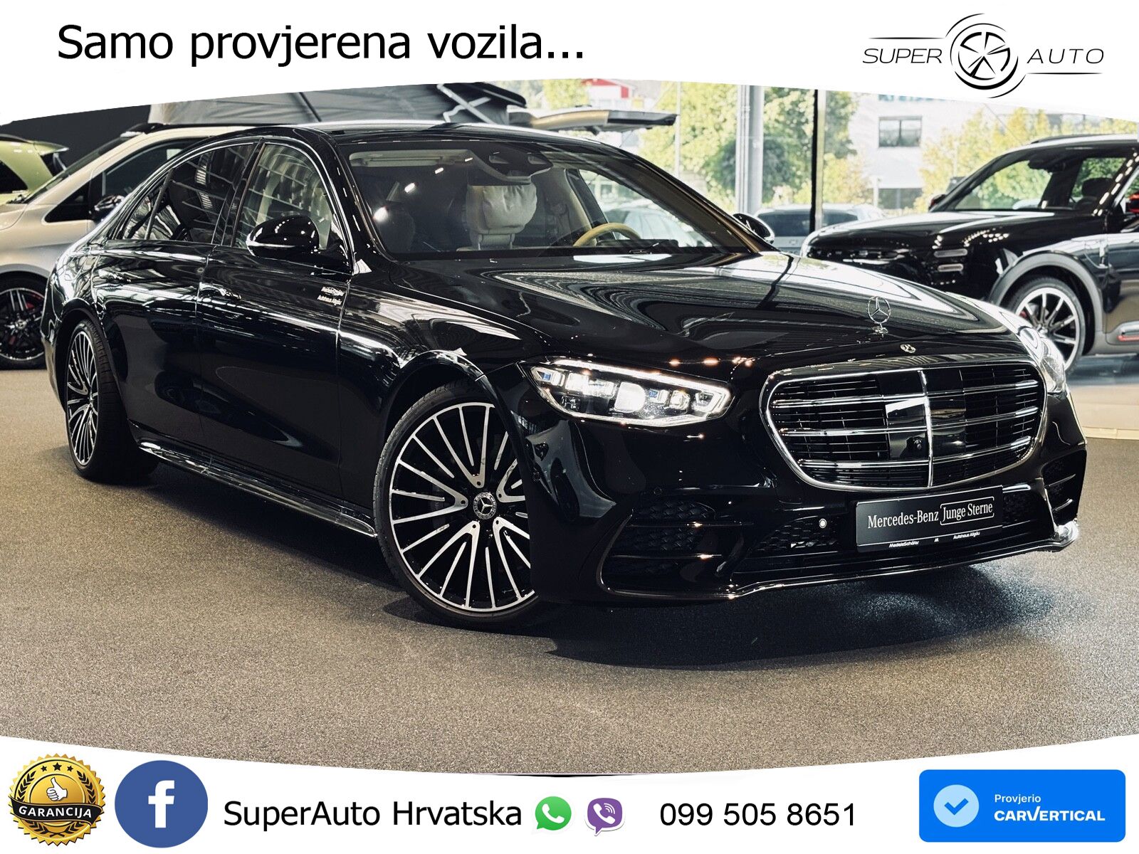 Mercedes S 450d (367 KS) EQ Boost 4MATIC 9G-TRONIC AMG ACC+HEAD+4xGR SJED+360+PANO