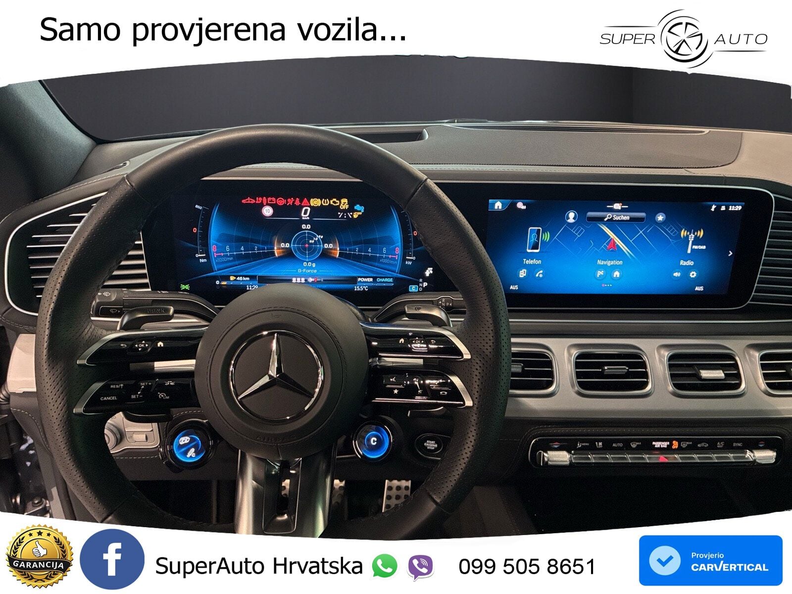 Mercedes AMG GLE 63 S V8 (612 KS) EQ Boost 4MATIC+ AMG SPEEDSHIFT TCT 9G ACC+HEAD+GR SJED+360+PANO