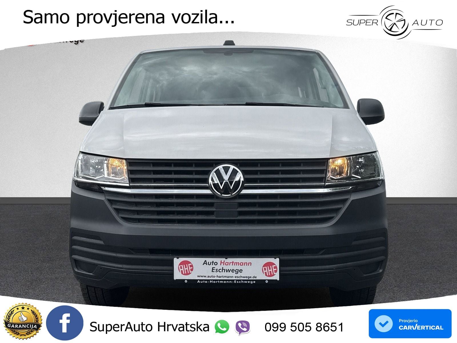 Volkswagen T6.1 Transporter 2.0TDI DoKa Ahk Tempomat 3000kg 150 KS