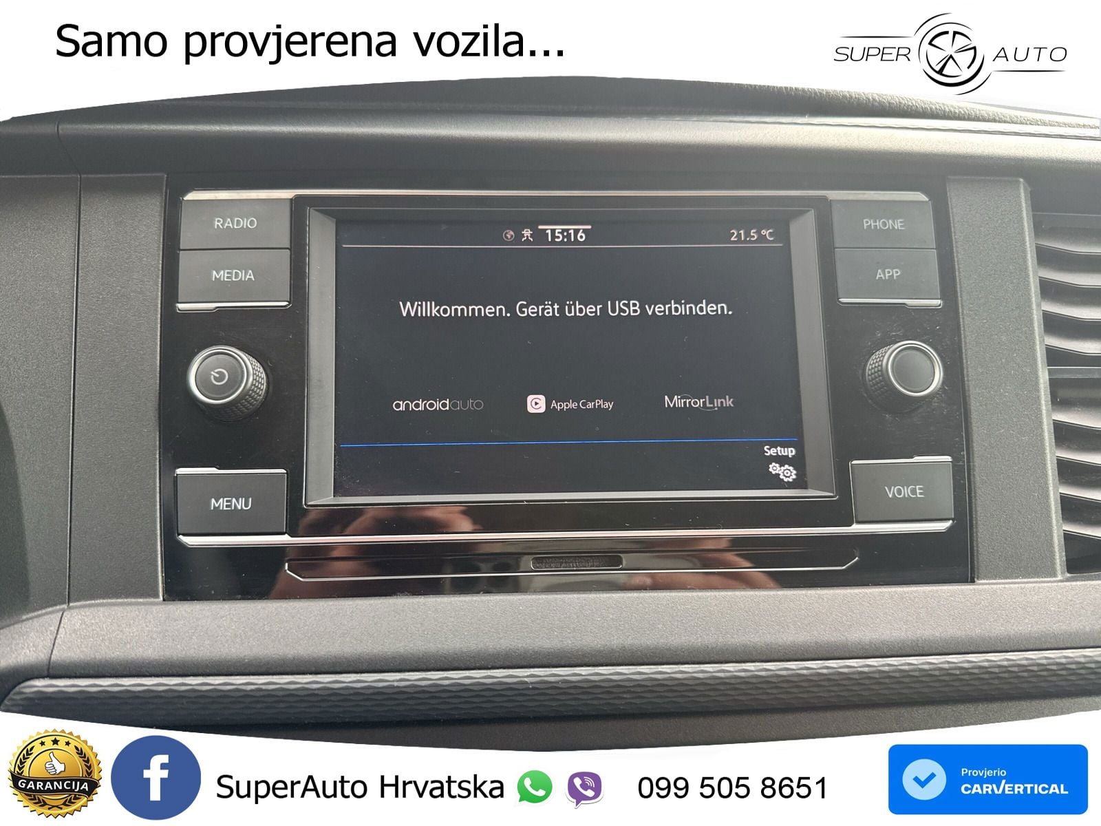Volkswagen T6.1 Transporter 2.0TDI DoKa Ahk Tempomat 3000kg 150 KS