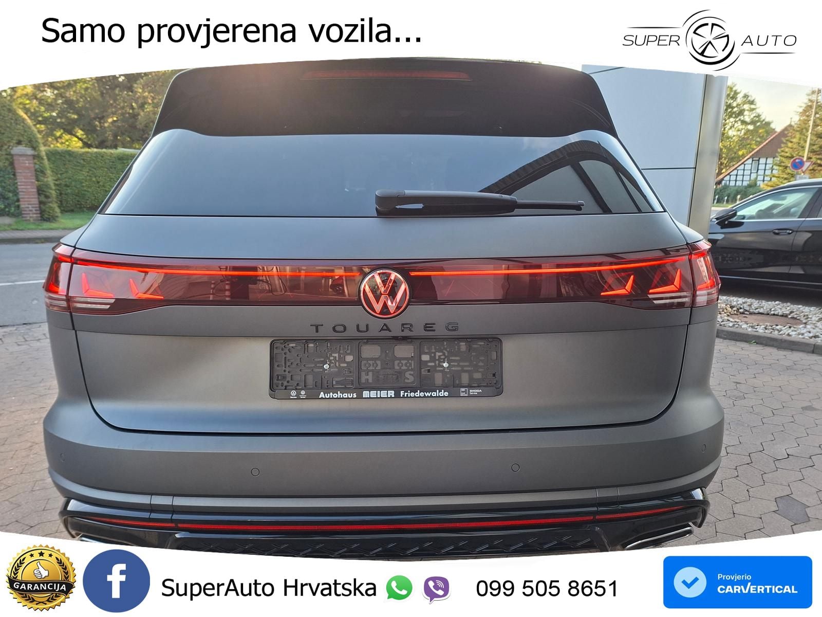 Volkswagen Touareg 3.0 V6 TDI (286 KS) 4MOTION Tiptronic R-Line ZRAČNI+ACC+GR SJED+KAM+PANO