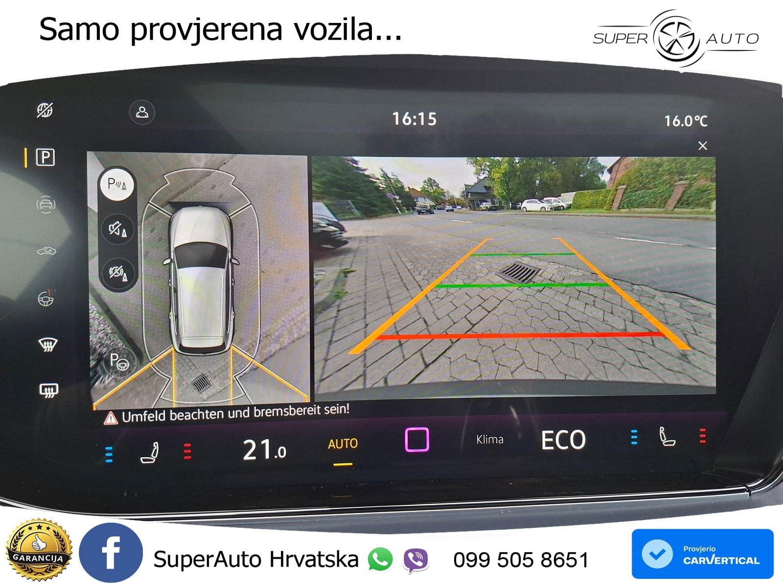 Volkswagen Touareg 3.0 V6 TDI (286 KS) 4MOTION Tiptronic R-Line ZRAČNI+ACC+GR SJED+KAM+PANO