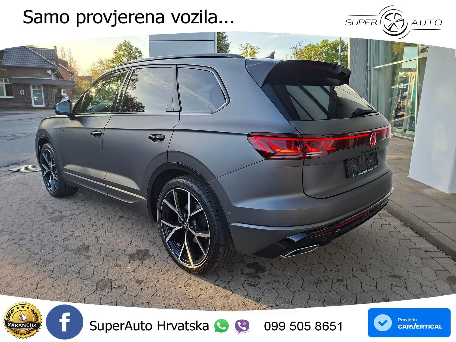 Volkswagen Touareg 3.0 V6 TDI (286 KS) 4MOTION Tiptronic R-Line ZRAČNI+ACC+GR SJED+KAM+PANO