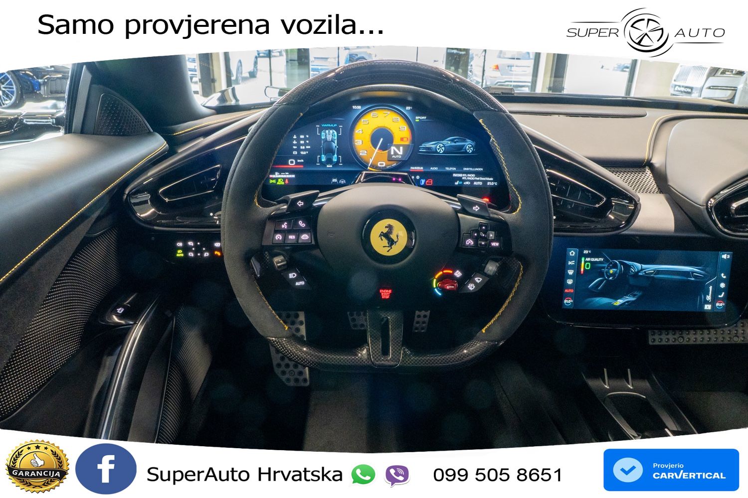 Ferrari 12Cilindri 6.5 V12 (830 KS) DCT LED+GR SJED+ACC