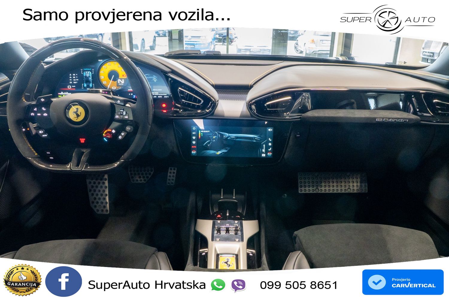 Ferrari 12Cilindri 6.5 V12 (830 KS) DCT LED+GR SJED+ACC