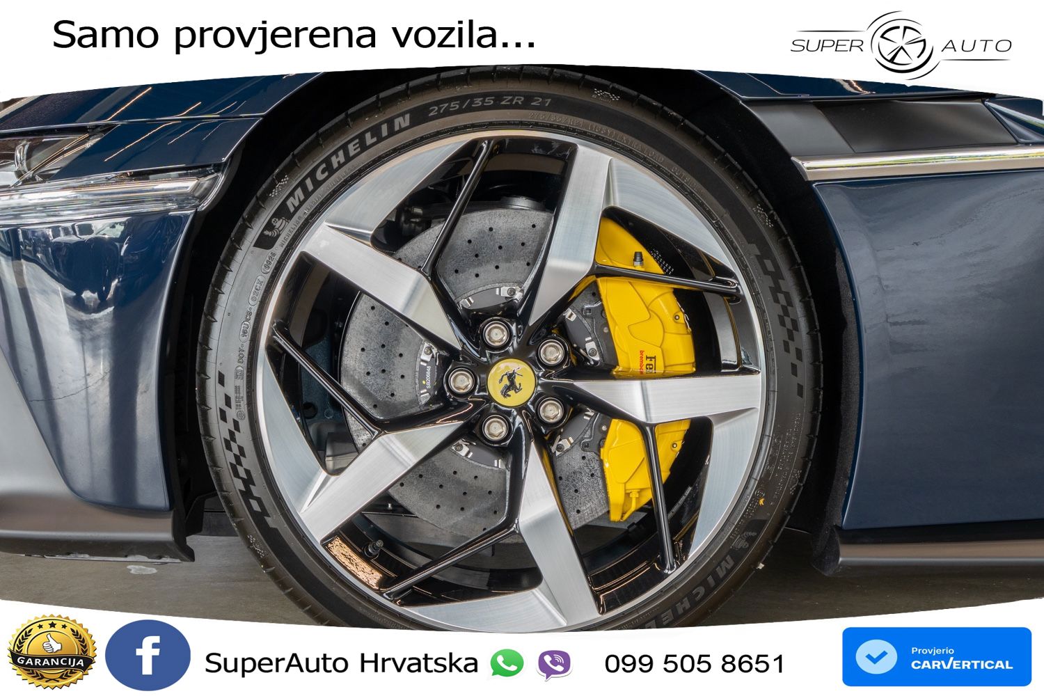 Ferrari 12Cilindri 6.5 V12 (830 KS) DCT LED+GR SJED+ACC