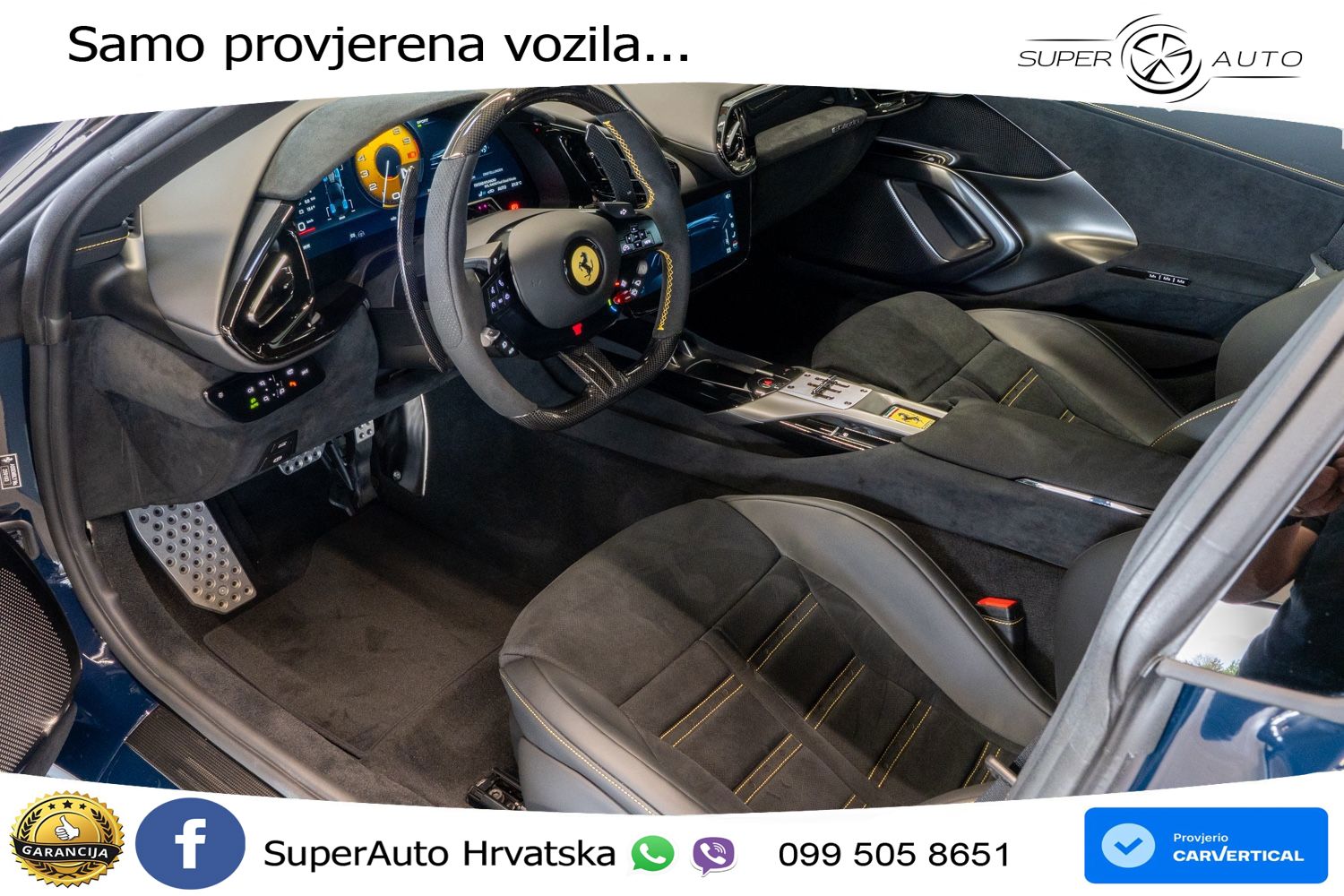 Ferrari 12Cilindri 6.5 V12 (830 KS) DCT LED+GR SJED+ACC