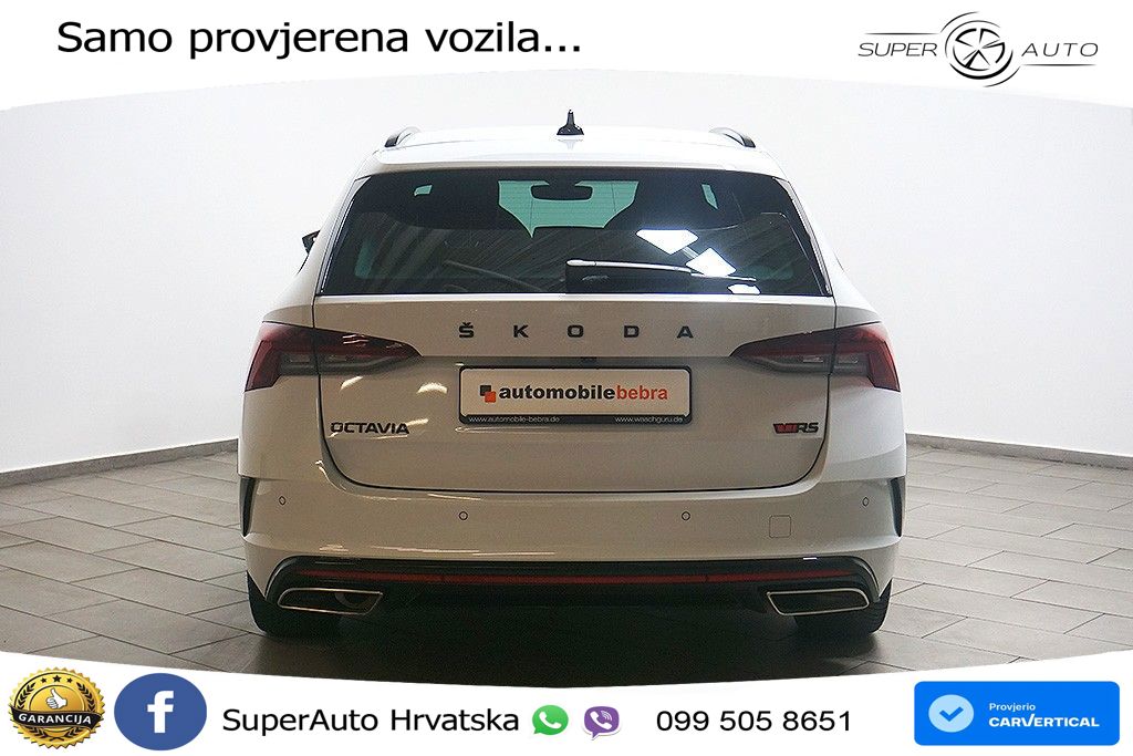 Škoda Octavia Combi RS 2.0 TDI (200 KS) 4x4 DSG LED+GR SJED+ACC