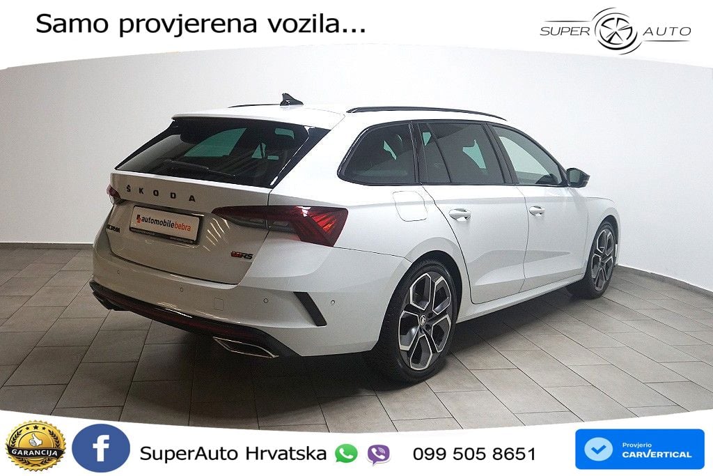 Škoda Octavia Combi RS 2.0 TDI (200 KS) 4x4 DSG LED+GR SJED+ACC