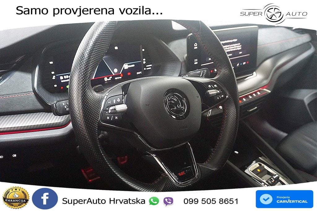 Škoda Octavia Combi RS 2.0 TDI (200 KS) 4x4 DSG LED+GR SJED+ACC