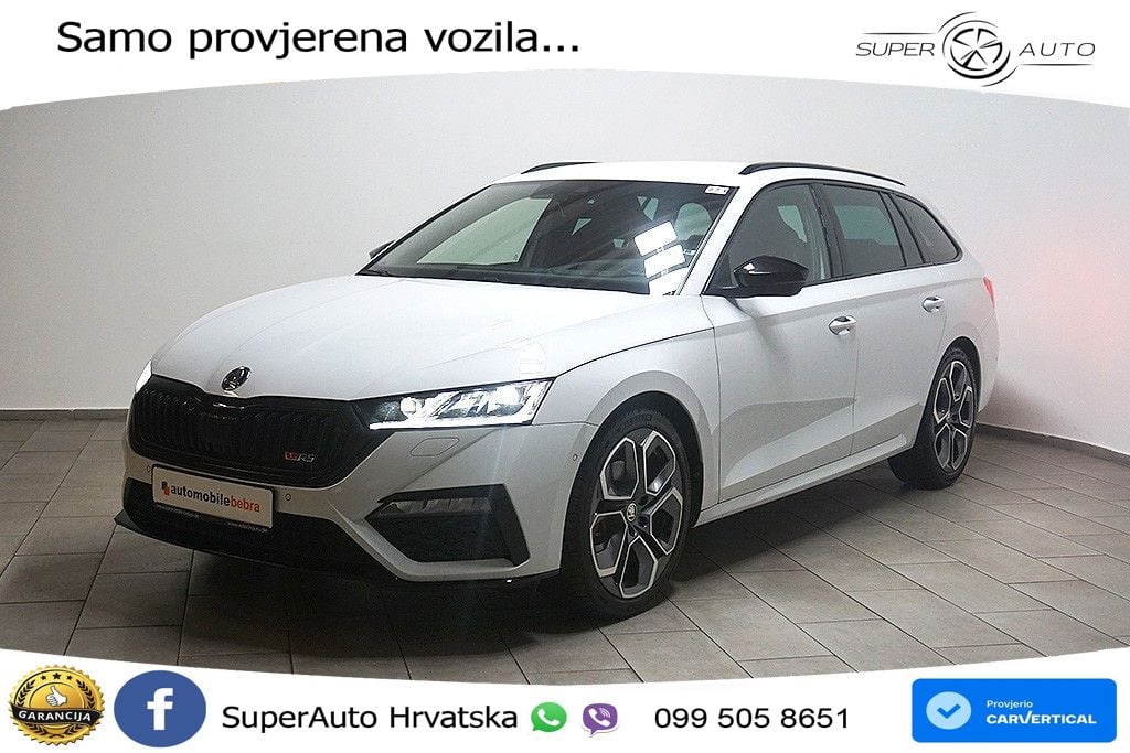 Škoda Octavia Combi RS 2.0 TDI (200 KS) 4x4 DSG LED+GR SJED+ACC