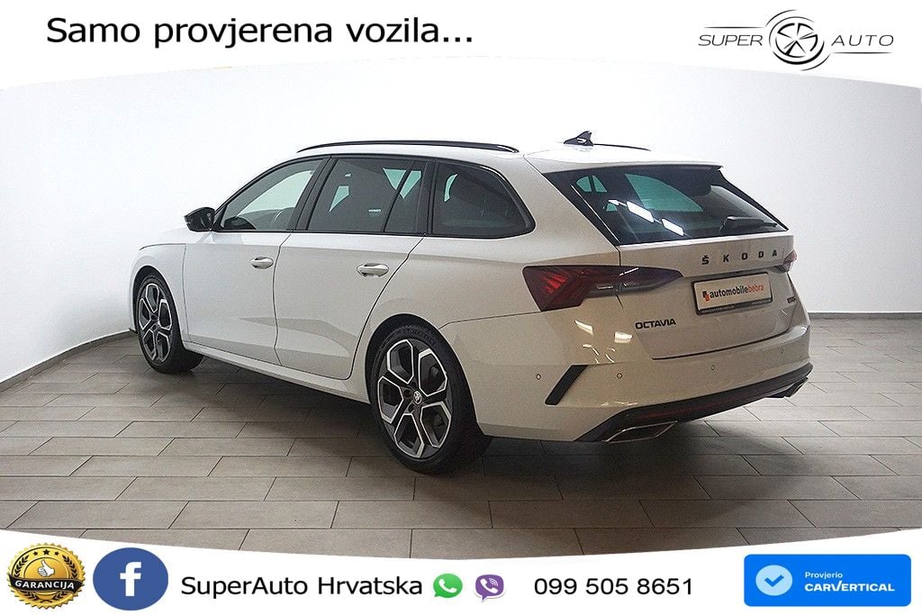 Škoda Octavia Combi RS 2.0 TDI (200 KS) 4x4 DSG LED+GR SJED+ACC