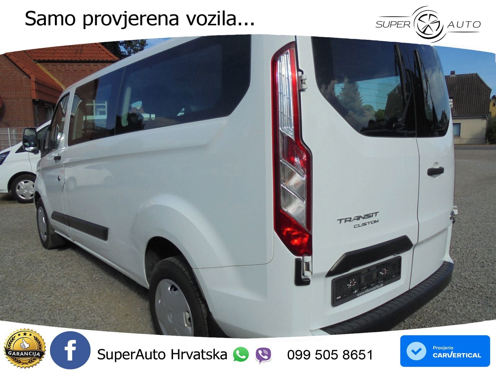 Ford Transit Custom 320 Kombi Lang TREND 1. Hand L2H1 131 KS