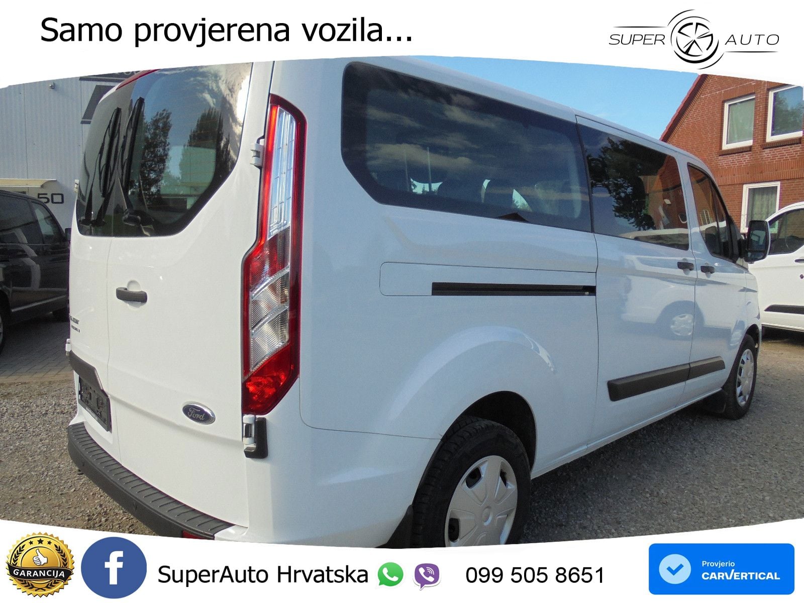 Ford Transit Custom 320 Kombi Lang TREND 1. Hand L2H1 131 KS