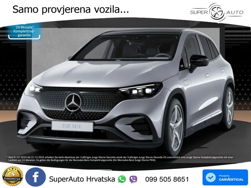 Mercedes EQE SUV 350 100 kWh (292 KS) 4MATIC AMG ZRAČNI+ACC+GR SJED+KAM+PANO