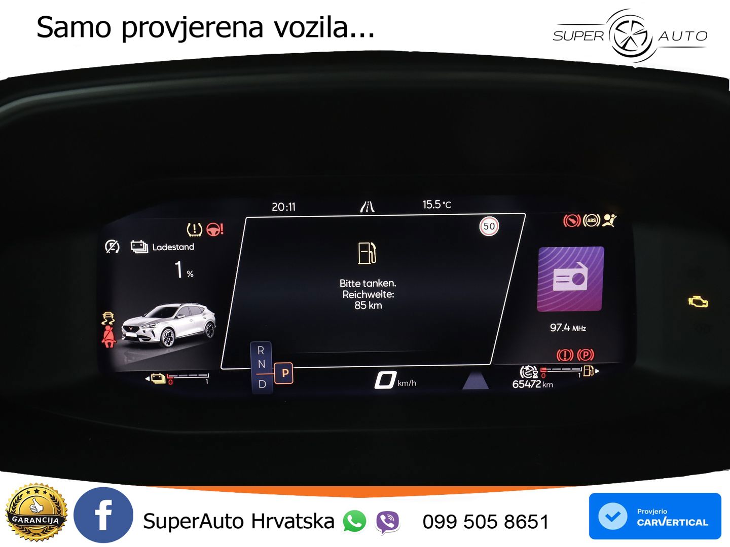 Cupra Formentor 1.4 TSI (245 KS) e-Hybrid DSG VZ LED+GR SJED+ACC