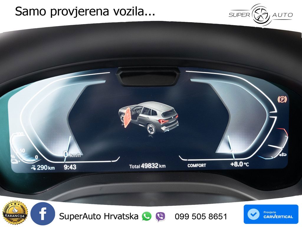 BMW iX3 80 kWh (286 KS) M Sport ACC+HEAD+GR SJED+360+PANO