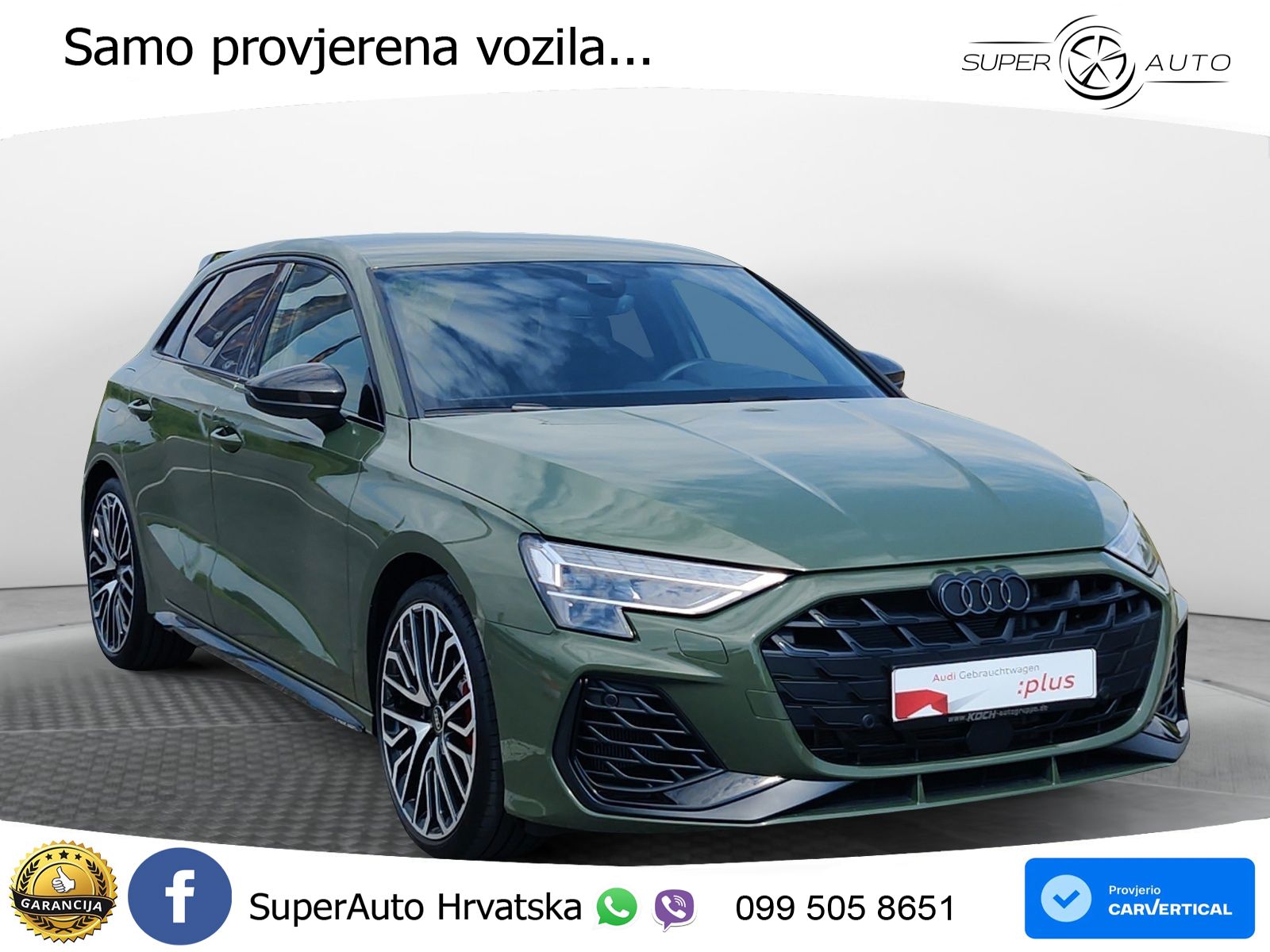 Audi S3 2.0 TFSI (333 KS) quattro S tronic MATRIX+GR SJED+KAM
