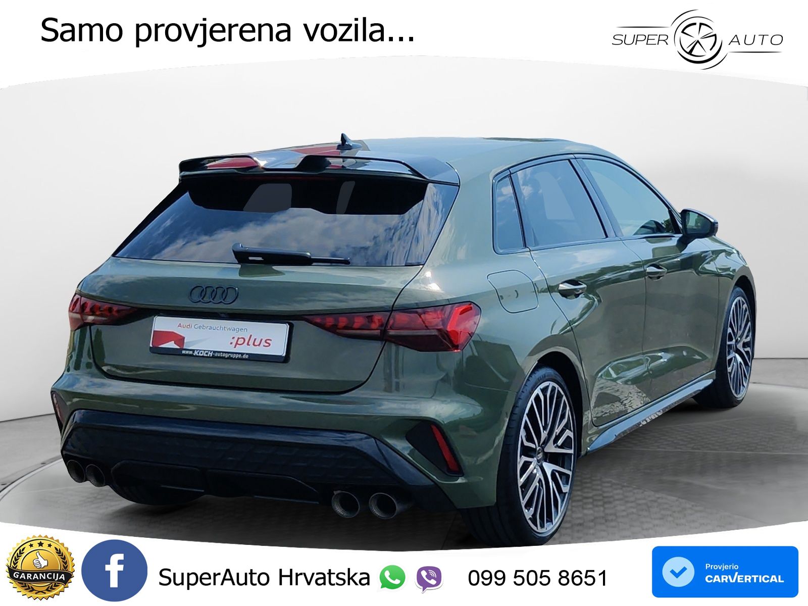 Audi S3 2.0 TFSI (333 KS) quattro S tronic MATRIX+GR SJED+KAM