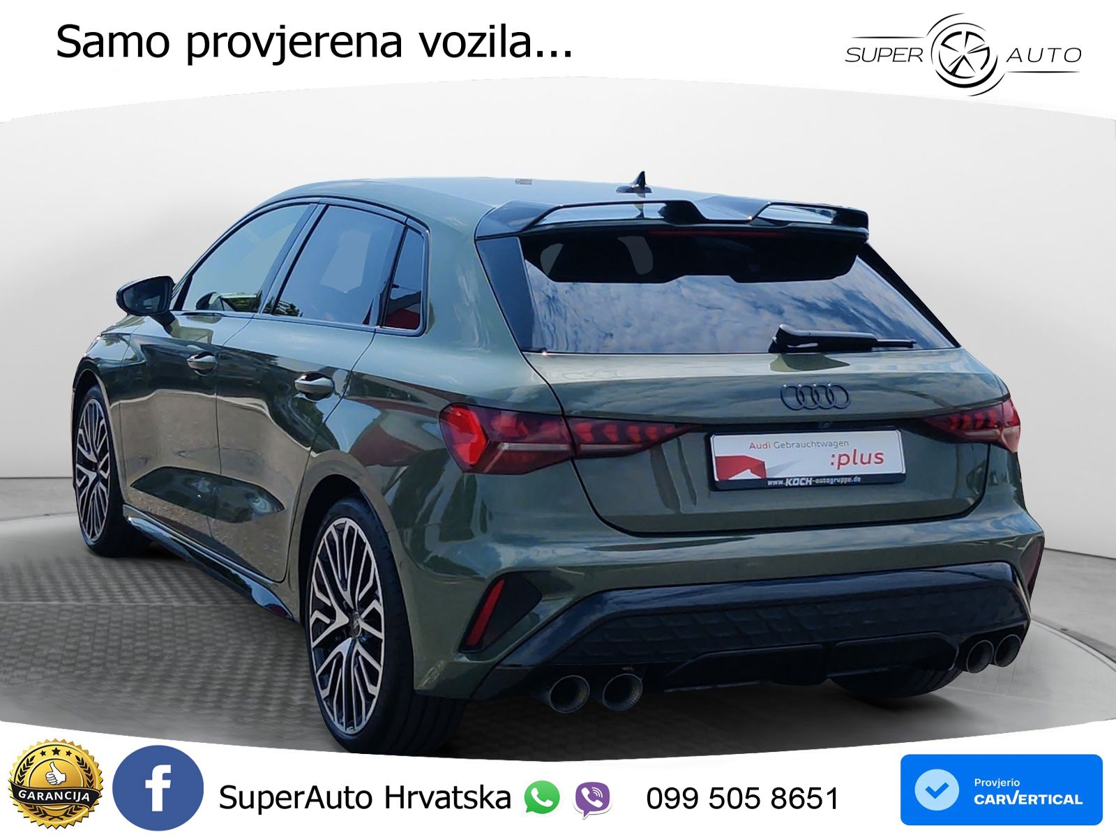 Audi S3 2.0 TFSI (333 KS) quattro S tronic MATRIX+GR SJED+KAM