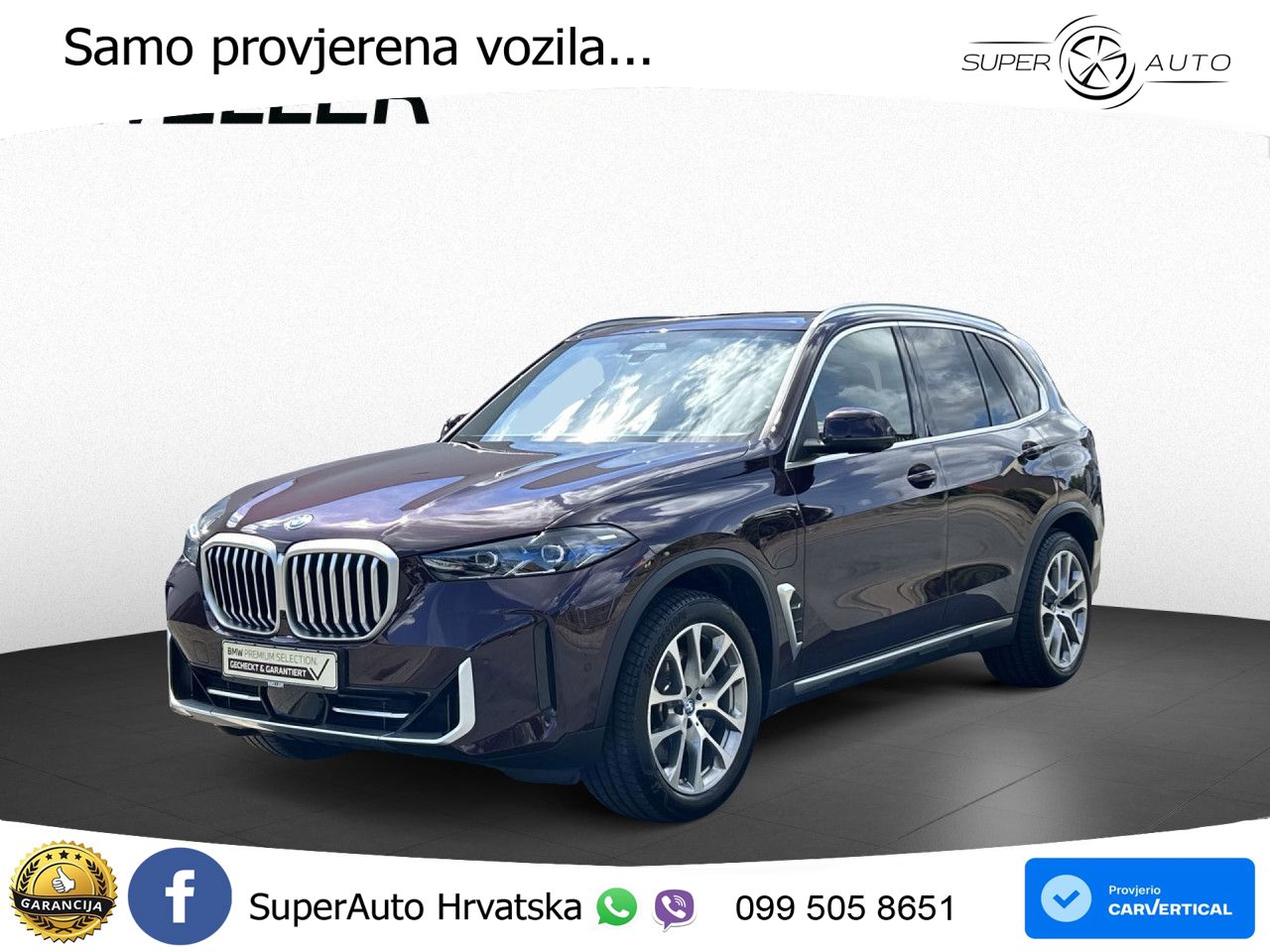 BMW X5 50e (489 KS) xDrive Steptronic ACC+HEAD+4xGR SJED+360+PANO