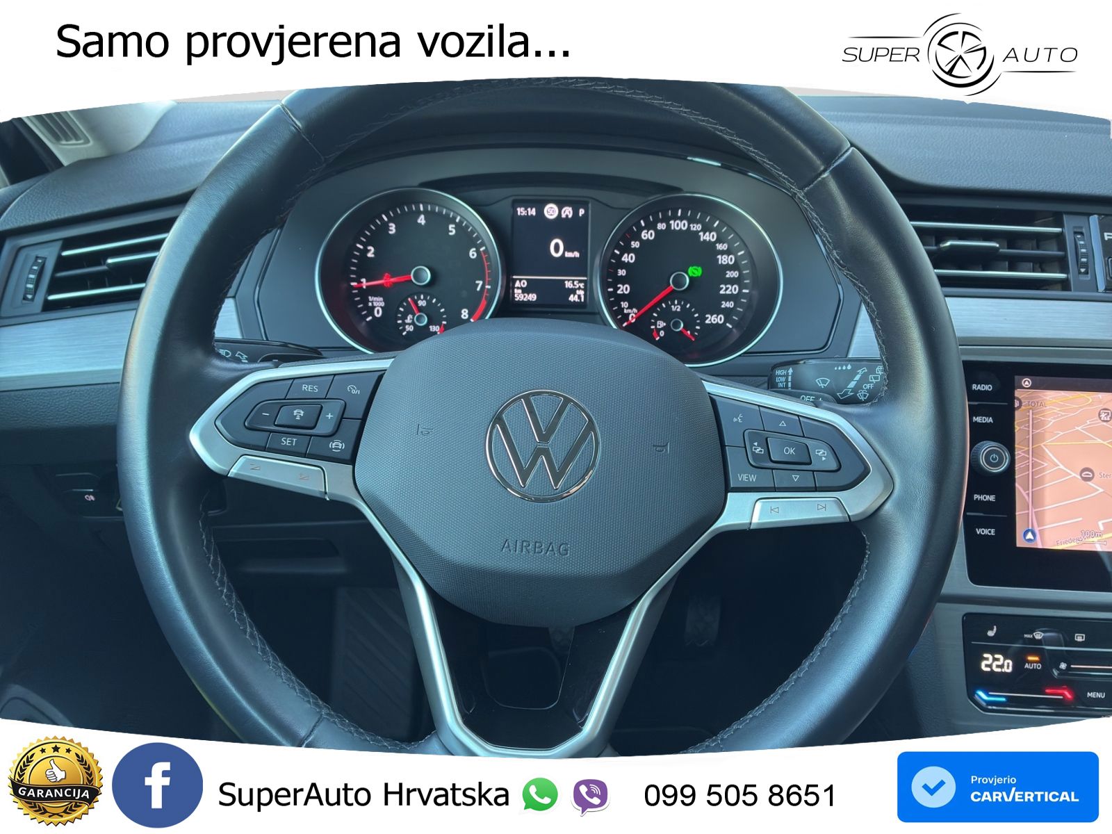 Volkswagen Passat Variant 1.5 TSI (150 KS) DSG ACT LED+GR SJED+ACC
