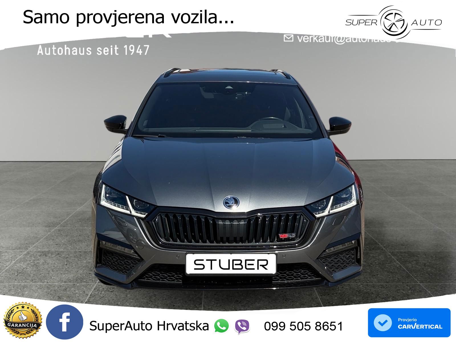 Škoda Octavia Combi RS 2.0 TSI (245 KS) DSG LED+GR SJED+ACC