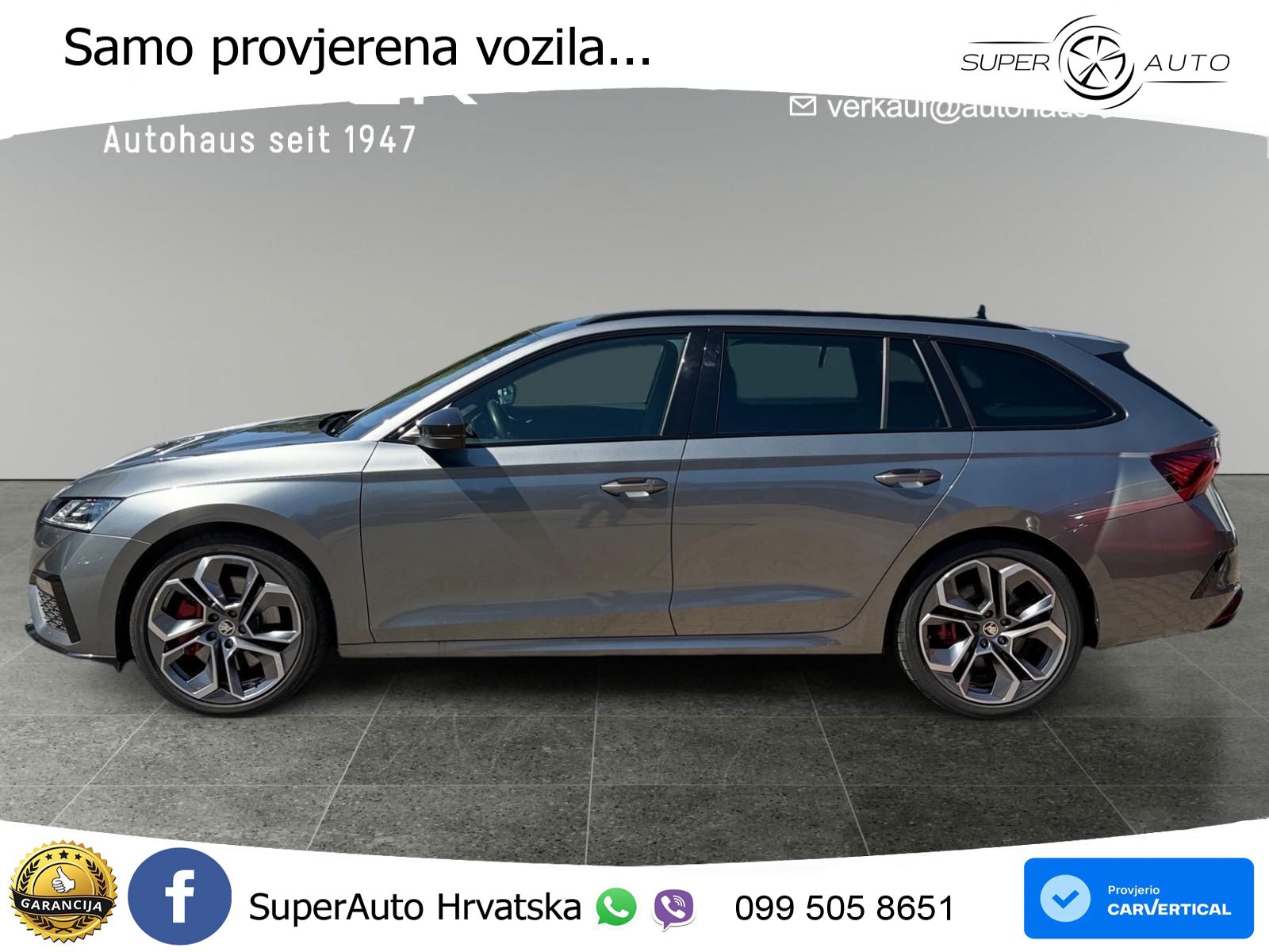 Škoda Octavia Combi RS 2.0 TSI (245 KS) DSG LED+GR SJED+ACC