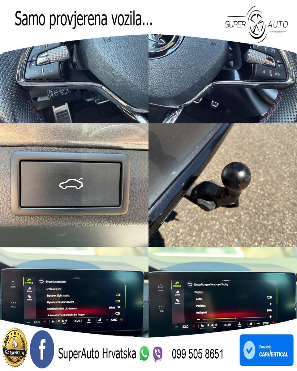 Škoda Octavia Combi RS 2.0 TSI (245 KS) DSG LED+GR SJED+ACC