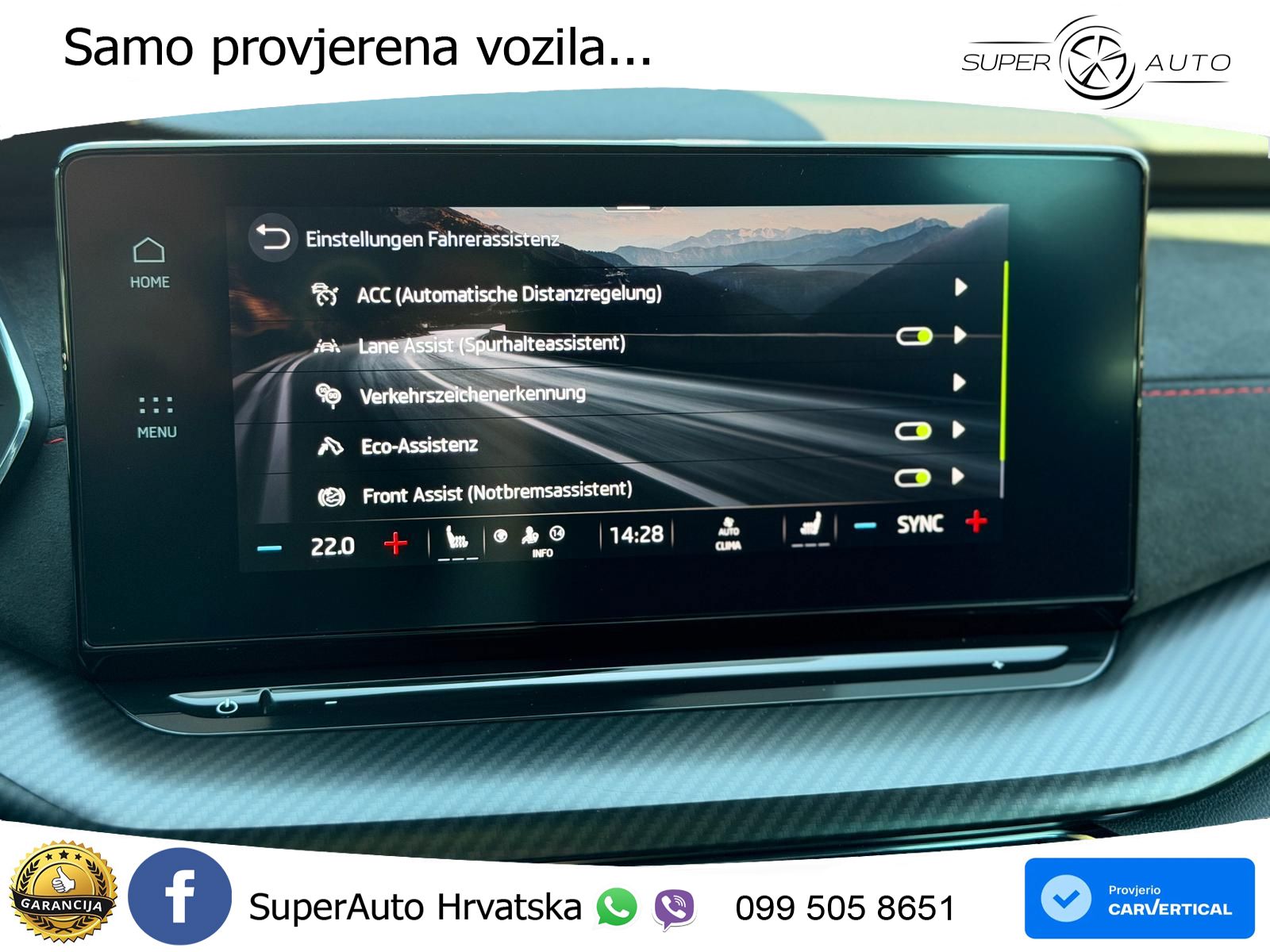 Škoda Octavia Combi RS 2.0 TSI (245 KS) DSG LED+GR SJED+ACC