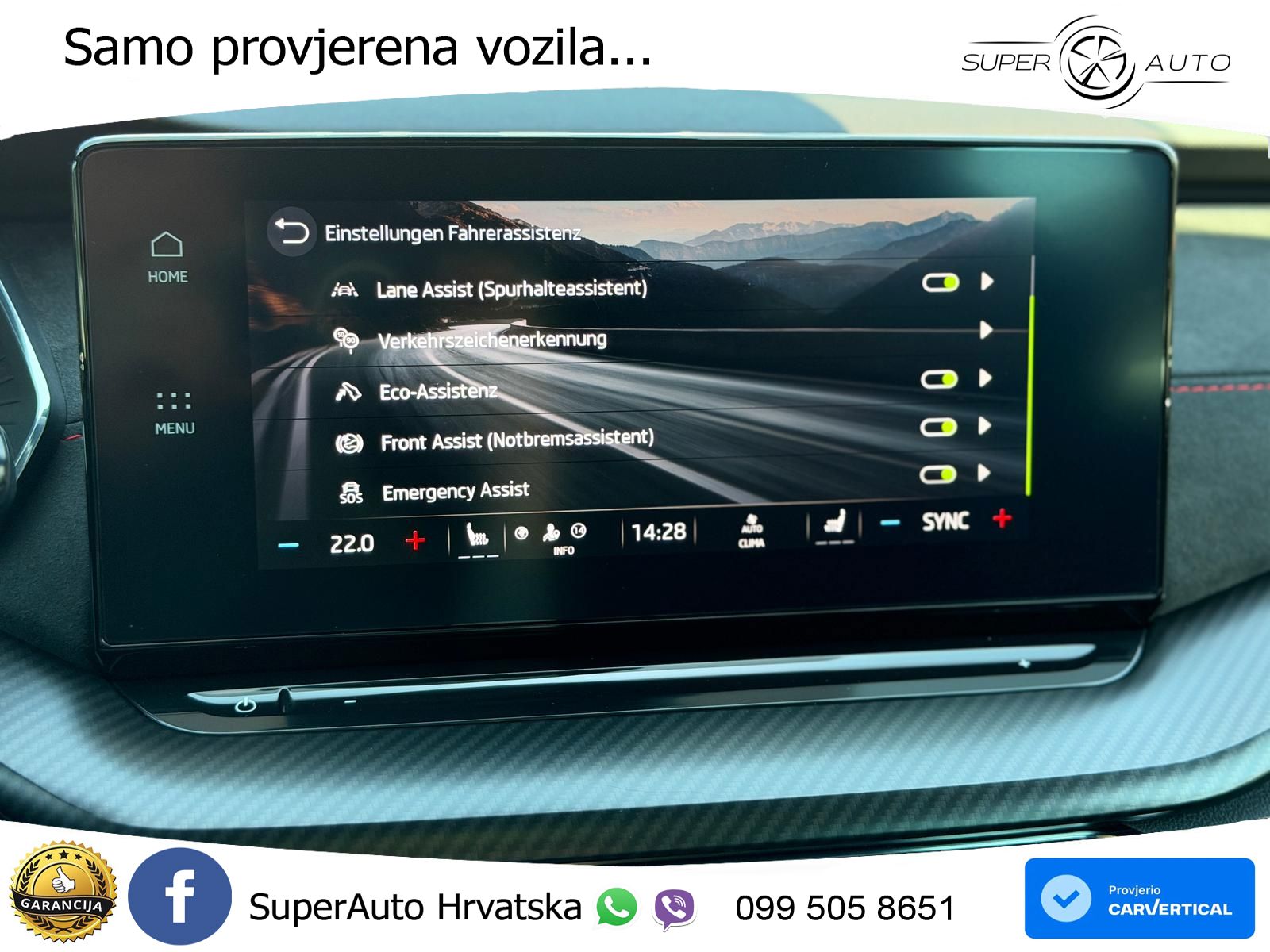 Škoda Octavia Combi RS 2.0 TSI (245 KS) DSG LED+GR SJED+ACC