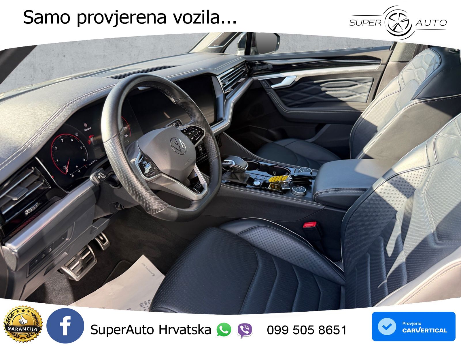 Volkswagen Touareg 3.0 V6 TDI (286 KS) 4MOTION Tiptronic ZRAČNI+ACC+GR SJED+KAM+PANO