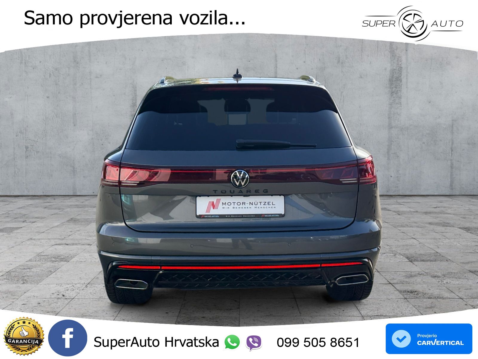 Volkswagen Touareg 3.0 V6 TDI (286 KS) 4MOTION Tiptronic ZRAČNI+ACC+GR SJED+KAM+PANO