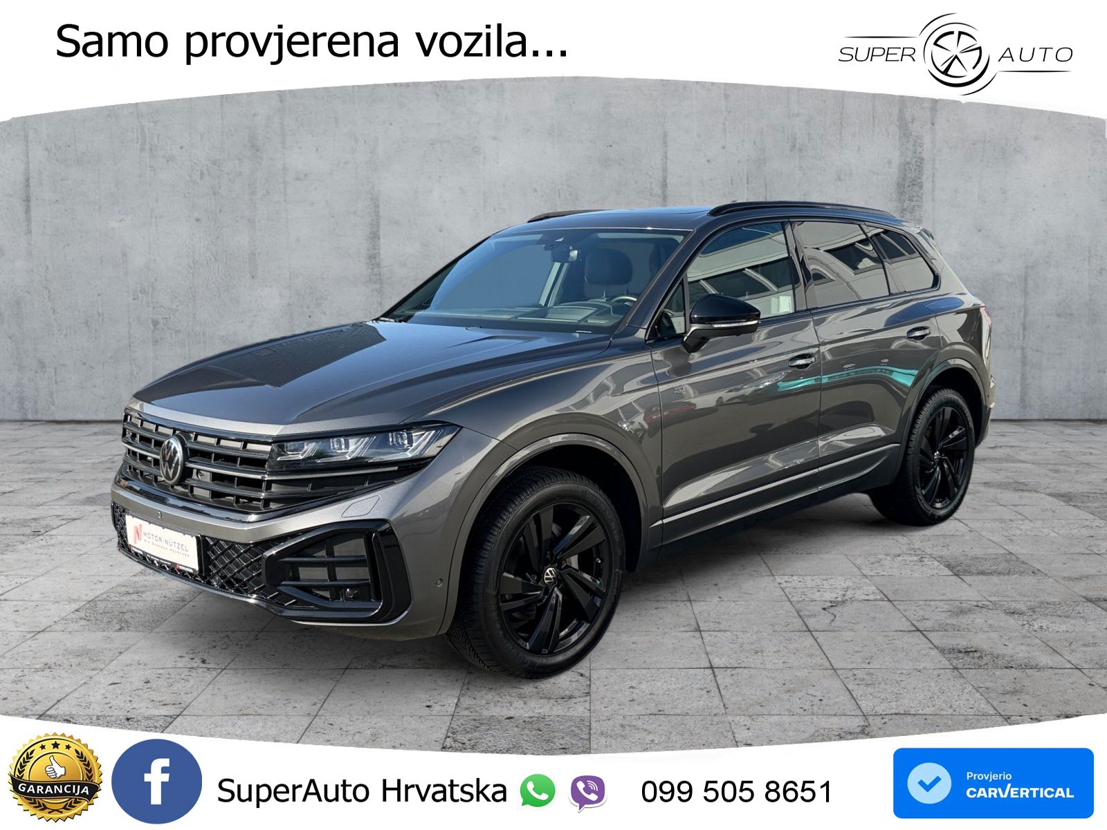 Volkswagen Touareg 3.0 V6 TDI (286 KS) 4MOTION Tiptronic ZRAČNI+ACC+GR SJED+KAM+PANO