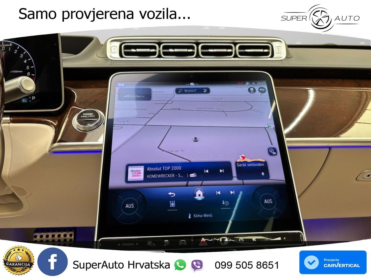 Mercedes S 450e (408 KS) 9G-TRONIC AMG LED+GR SJED+ACC
