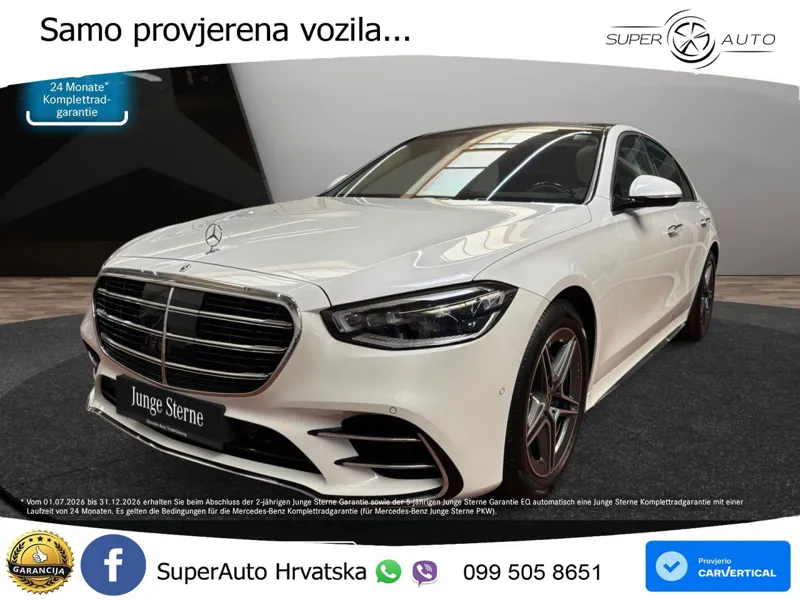 Mercedes S 450e (408 KS) 9G-TRONIC AMG LED+GR SJED+ACC