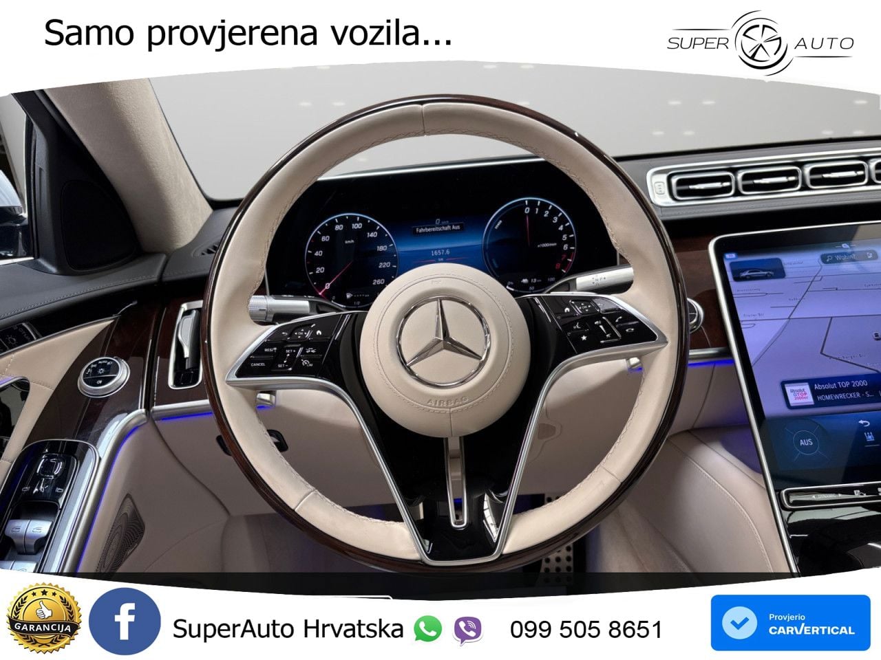 Mercedes S 450e (408 KS) 9G-TRONIC AMG LED+GR SJED+ACC