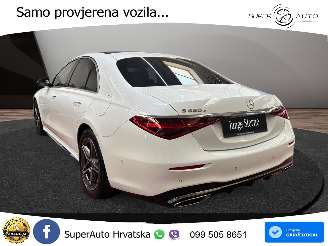 Mercedes S 450e (408 KS) 9G-TRONIC AMG LED+GR SJED+ACC