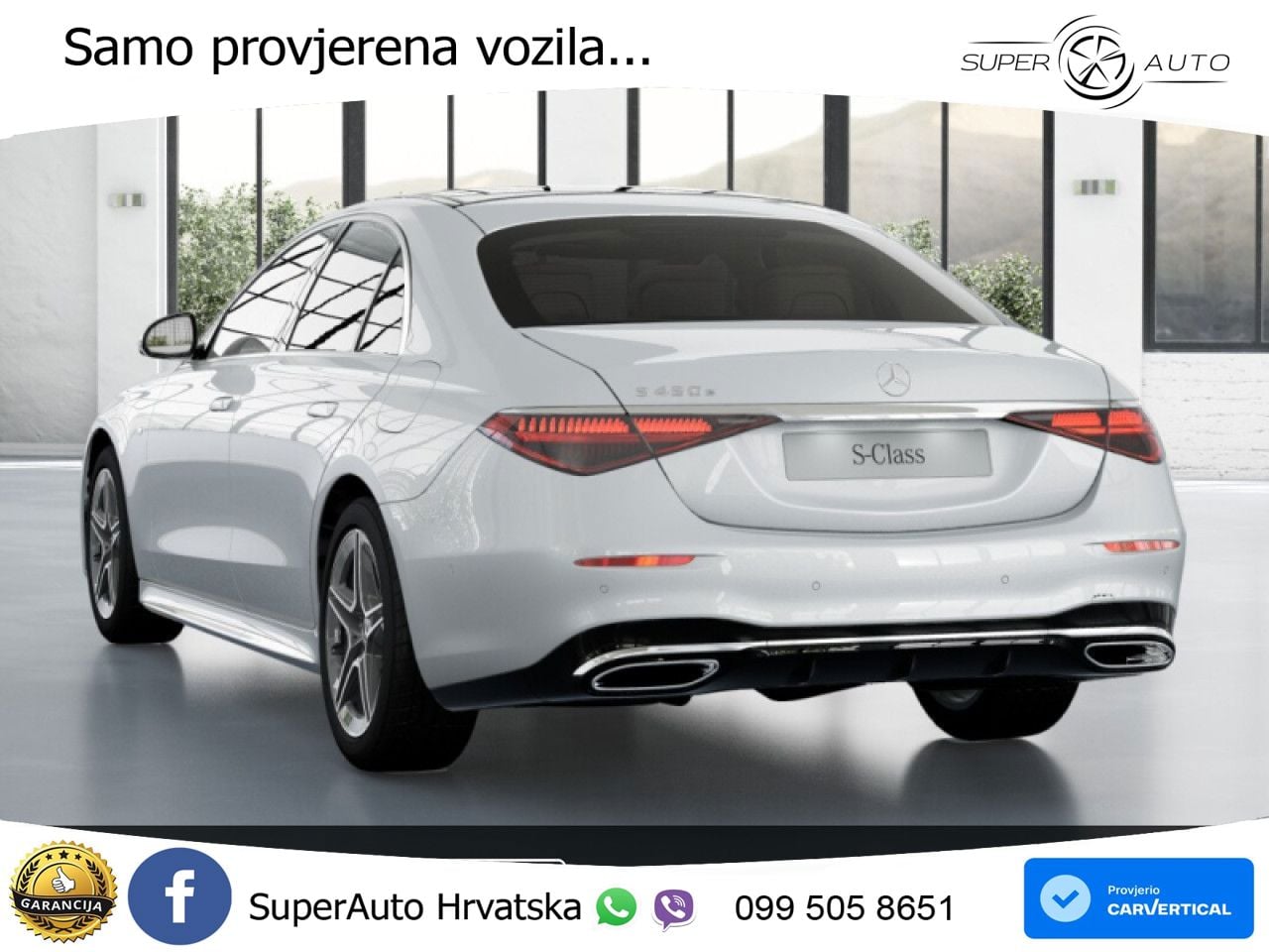Mercedes S 450e (408 KS) 9G-TRONIC AMG LED+GR SJED+ACC