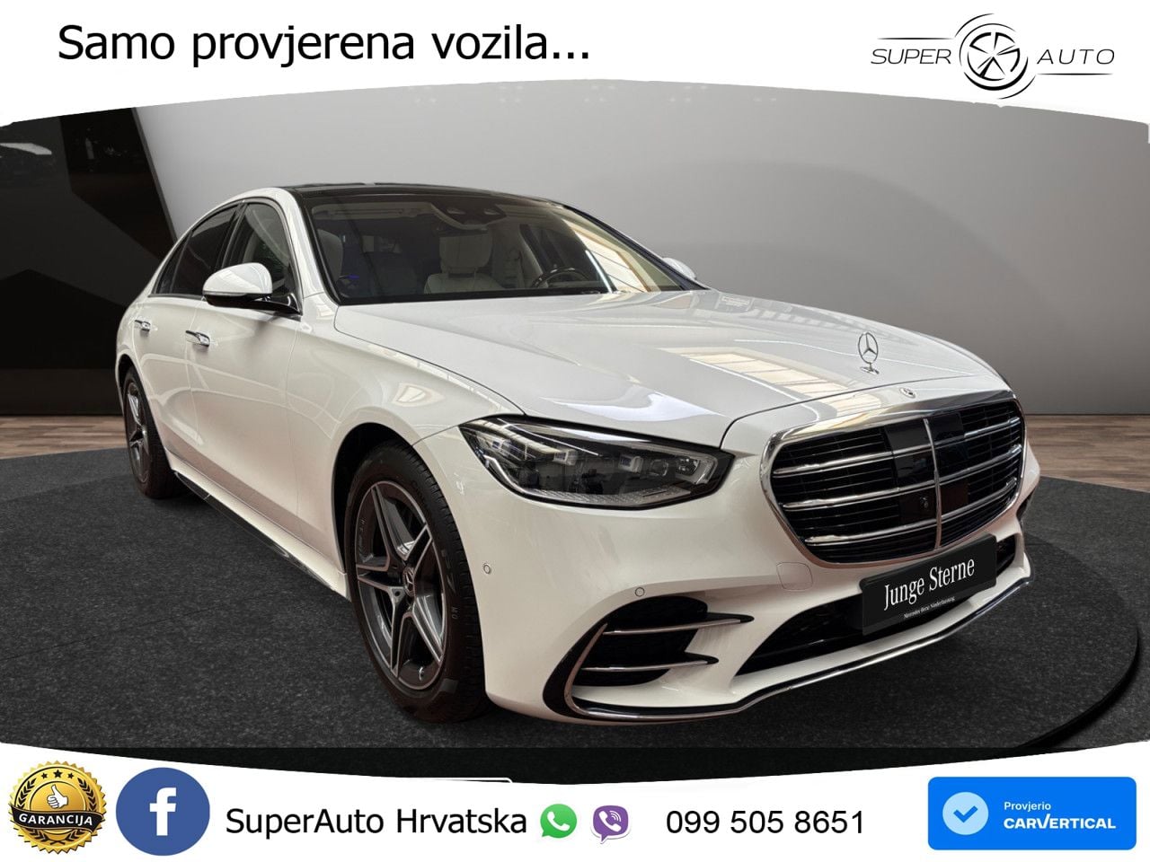 Mercedes S 450e (408 KS) 9G-TRONIC AMG LED+GR SJED+ACC