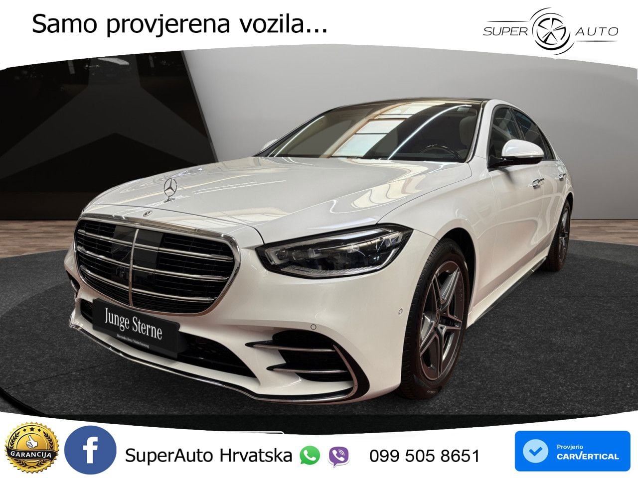 Mercedes S 450e (408 KS) 9G-TRONIC AMG LED+GR SJED+ACC