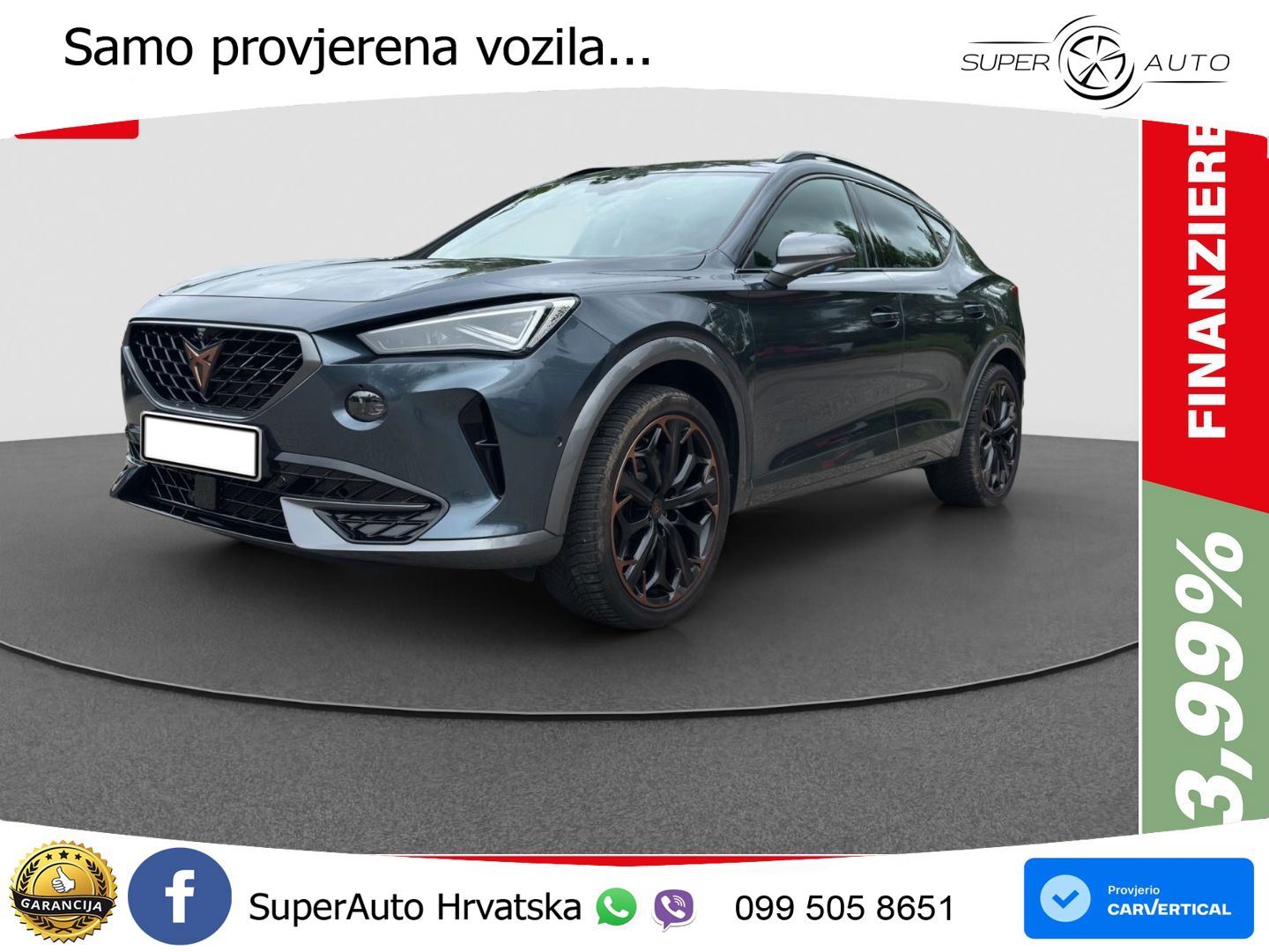 Cupra Formentor 1.4 TSI (245 KS) e-Hybrid DSG VZ ACC+GR SJED+360+PANO