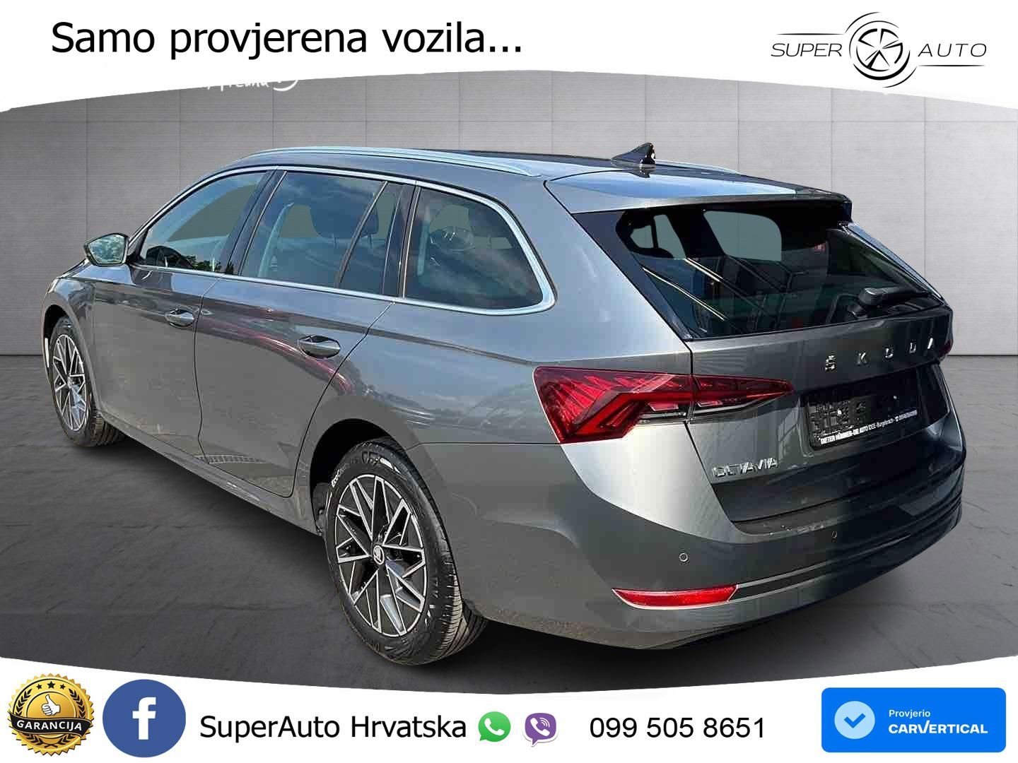 Škoda Octavia Combi 2.0 TDI (150 KS) DSG LED+GR SJED+ACC