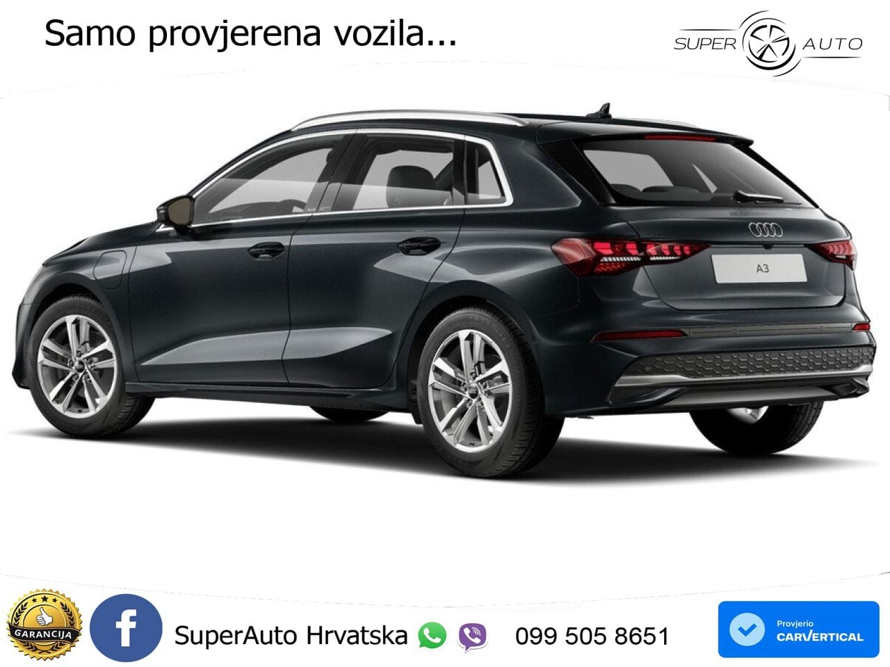 Audi A3 40 TFSIe (204 KS) S tronic LED+GR SJED+ACC