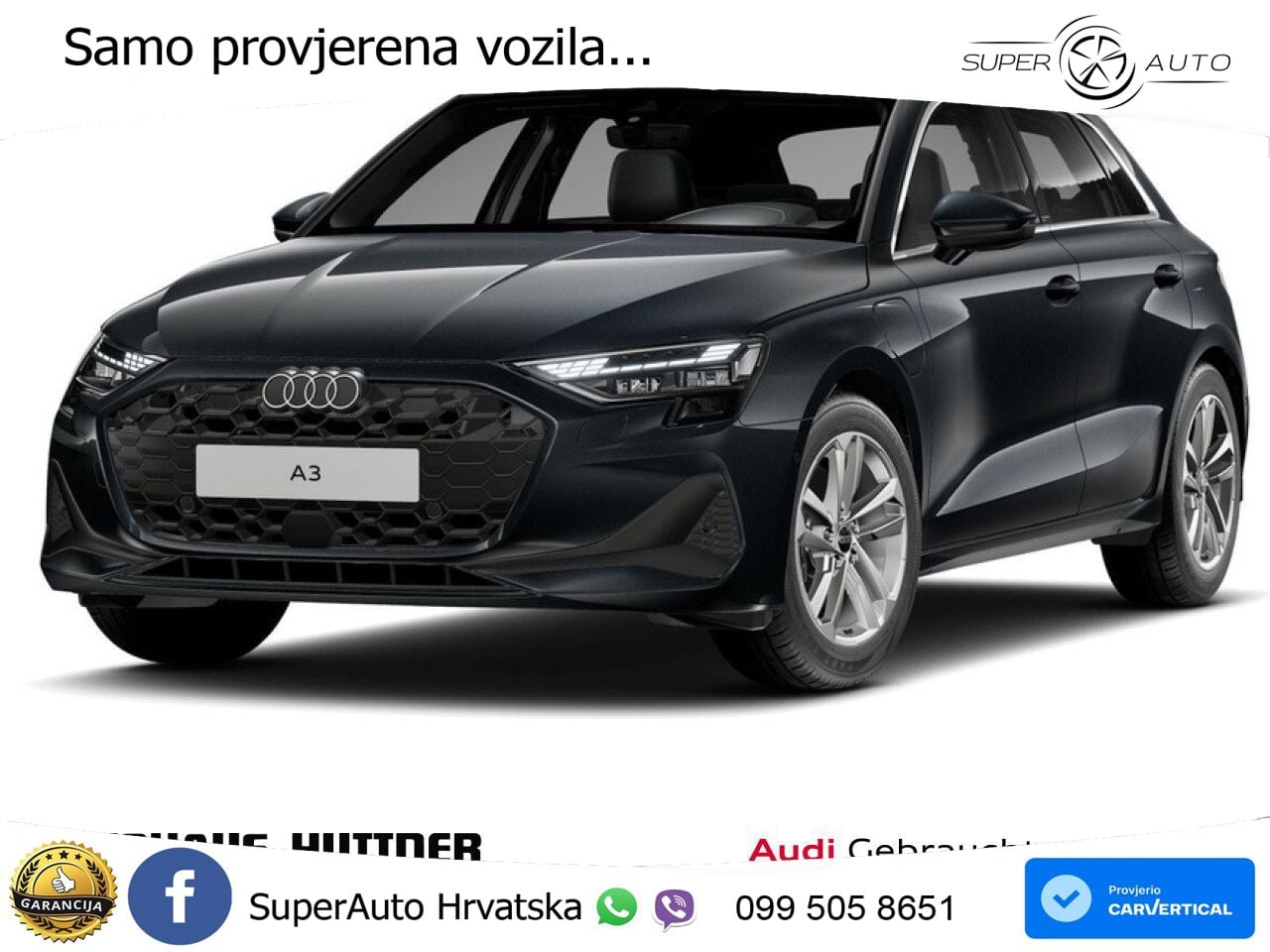 Audi A3 40 TFSIe (204 KS) S tronic LED+GR SJED+ACC